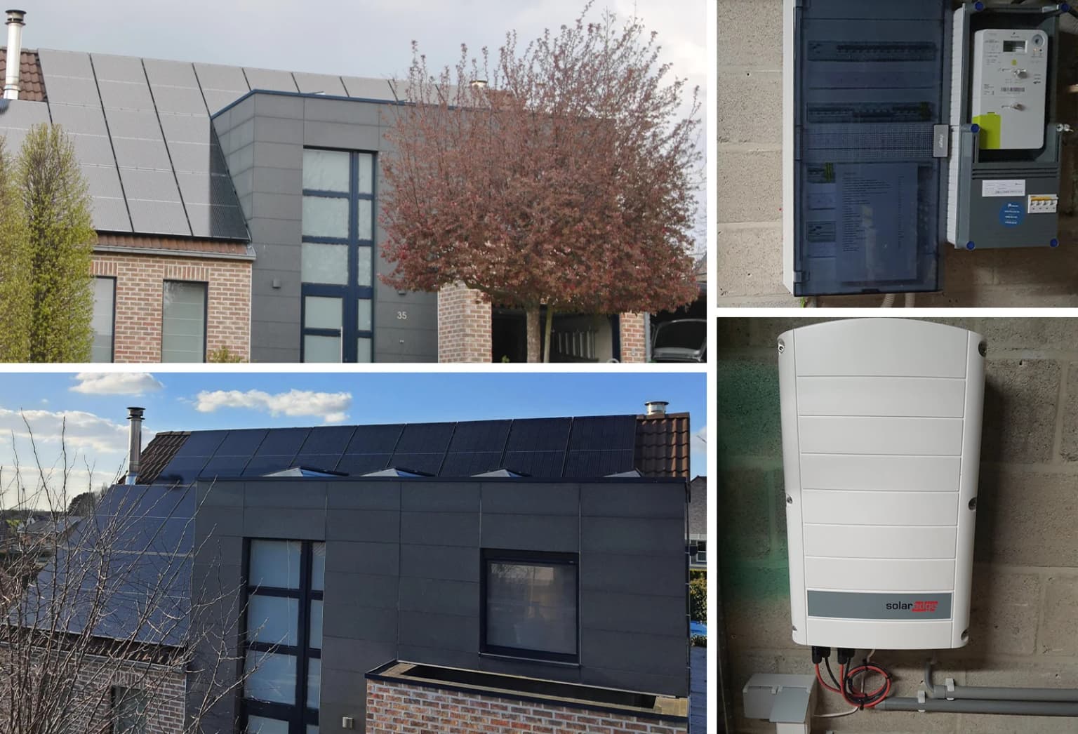32 panneaux SunPower à Riemst -- 11.36 kWc